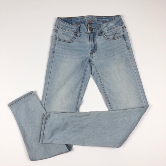 American Eagle Outfitters Denim - American Eagle | Light Wash Skinny Jegging Jean American Eagle Outfitters Denim - American Eagle | Light Wash Skinny Jegging Jean